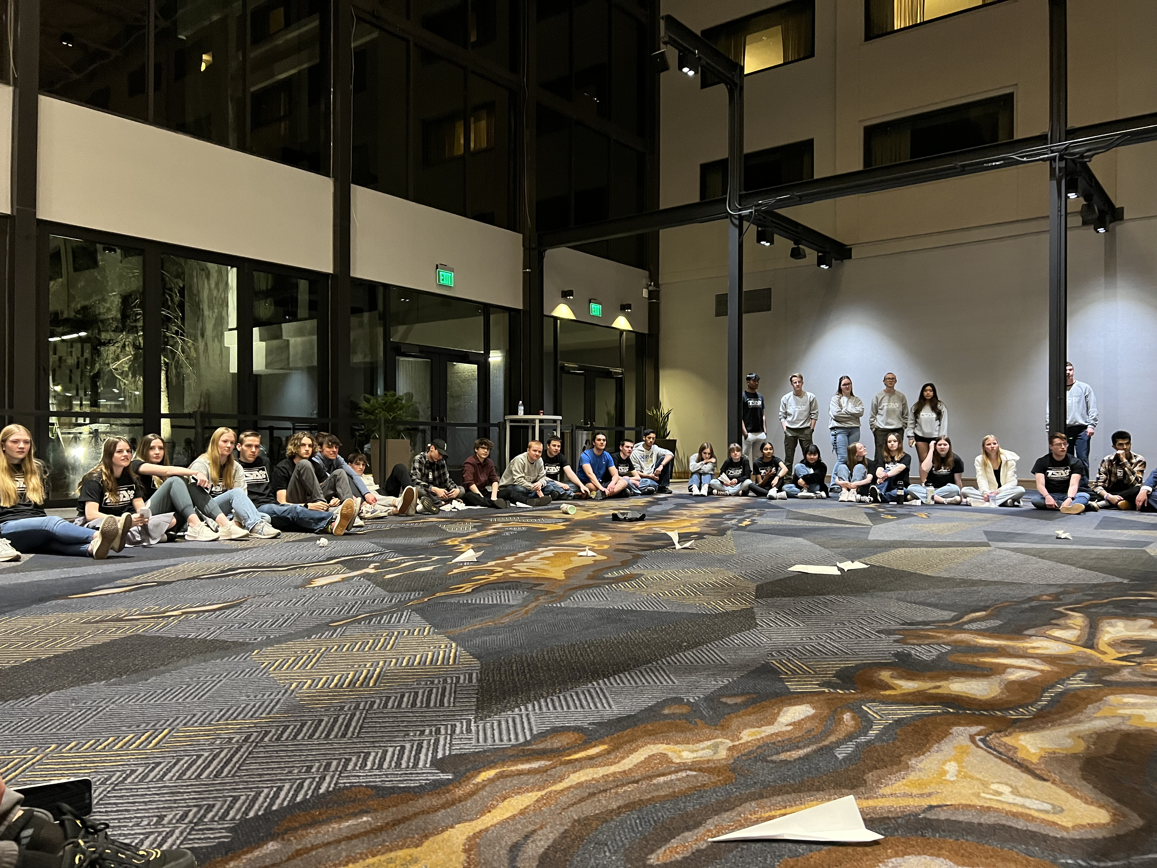 Legend TSA members collaborating at a work session